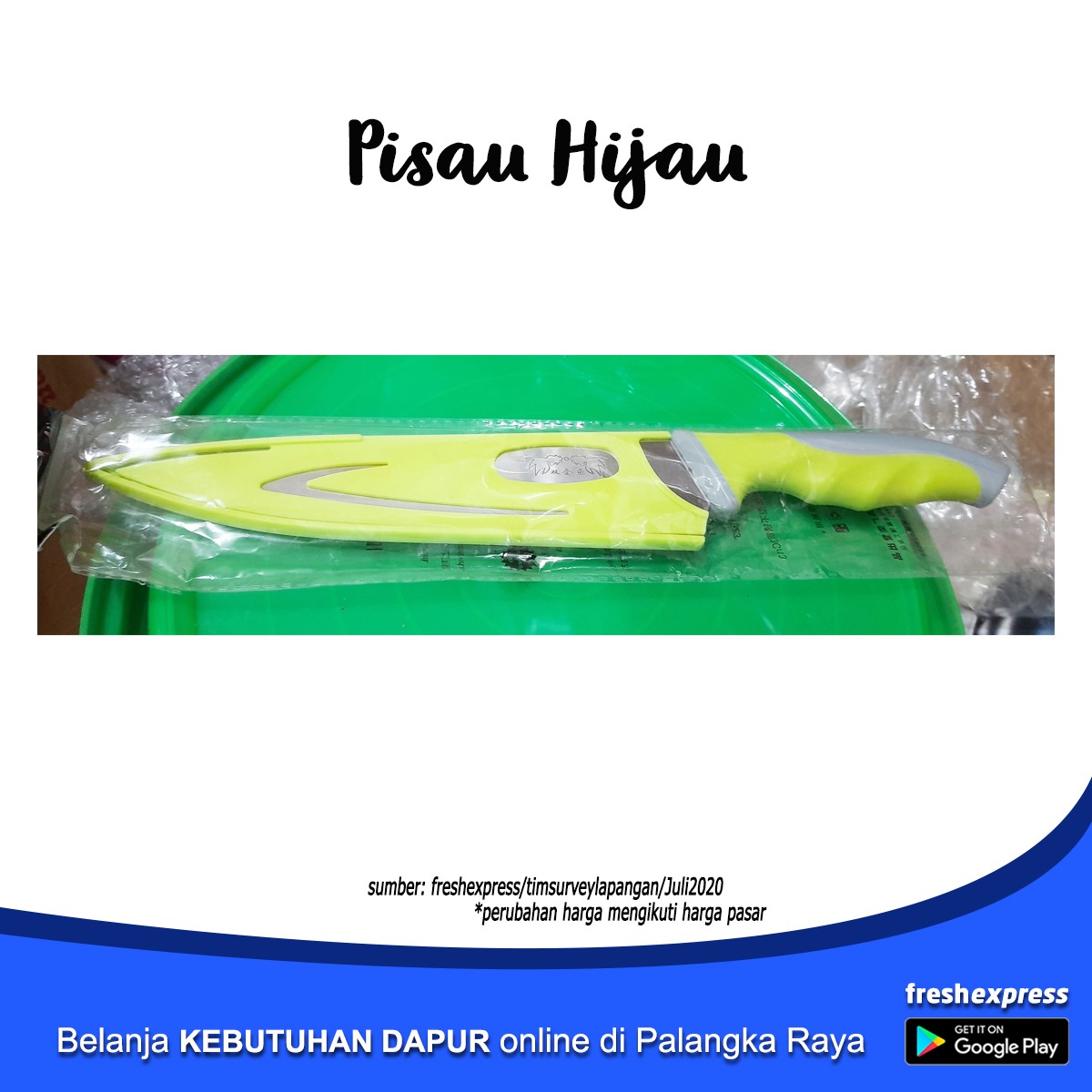 Pisau Warna Hijau