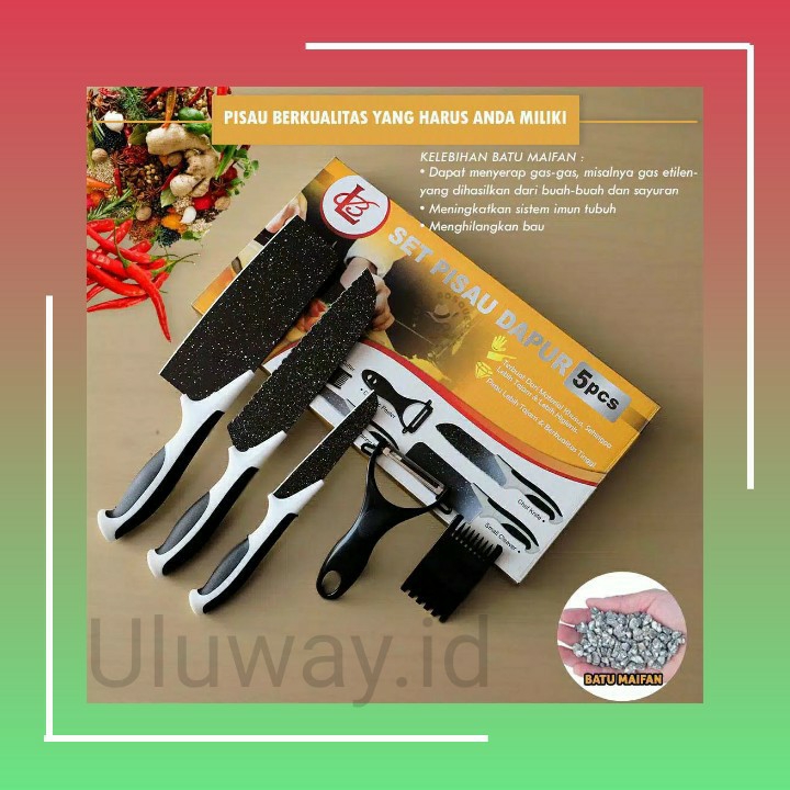 Pisau set Batu Maifan 2