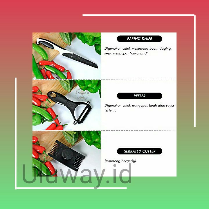 Pisau set Batu Maifan 3