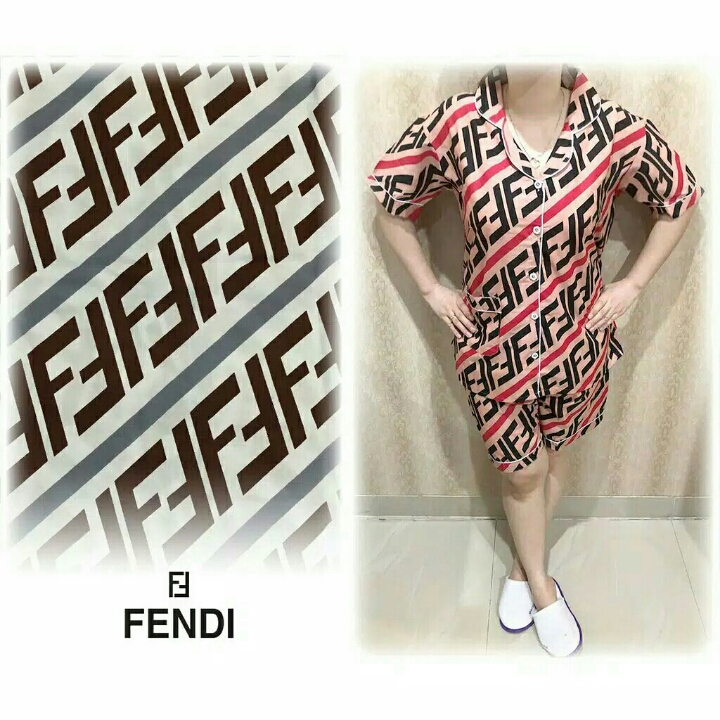 Piyama Pendek Fendi