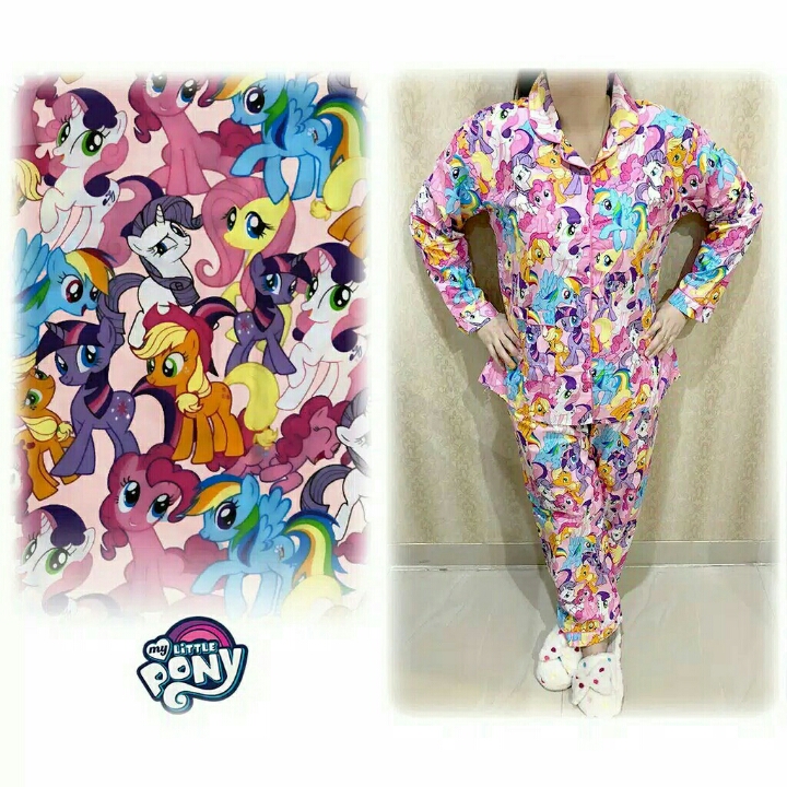 Piyama Tangan Panjang Little Pony