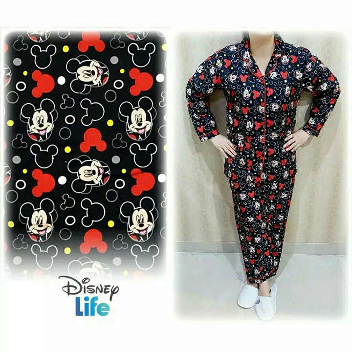 Piyama Tangan Panjang Mickey