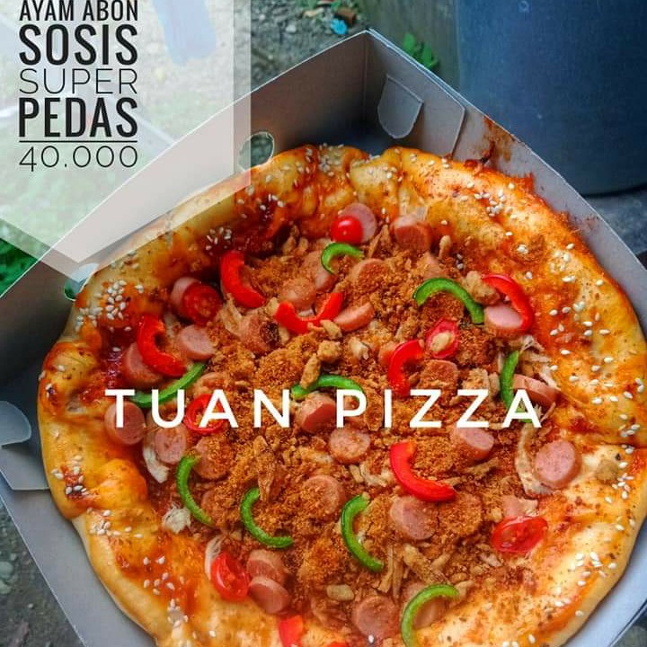 Pizza Ayam Abon Sosis Super Pedas