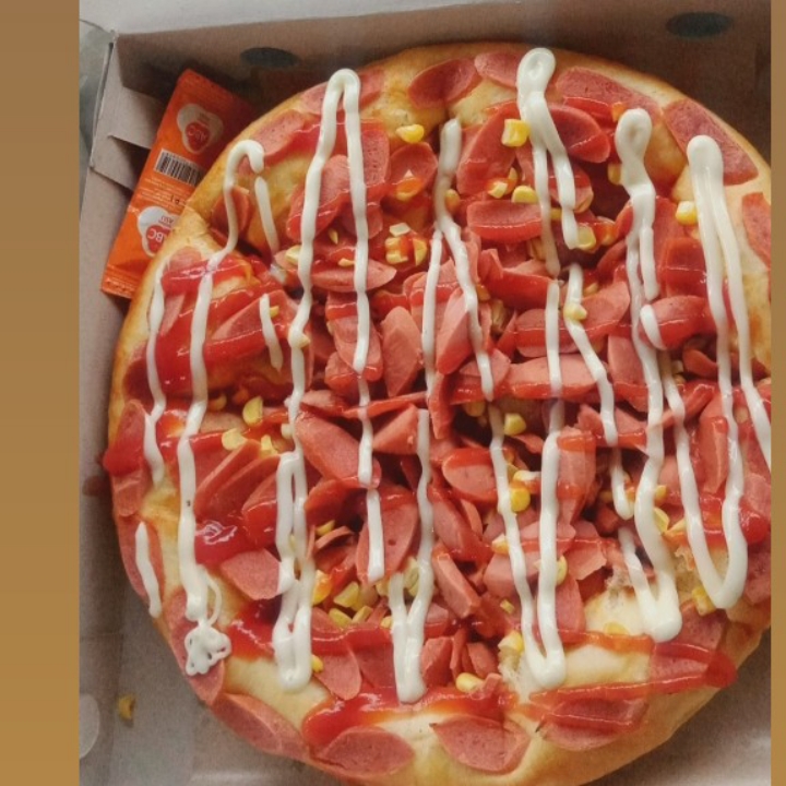 Pizza Toping Sosis Full