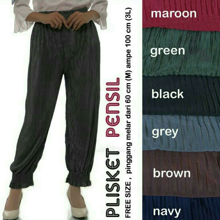 Plisket Celana Jumbo