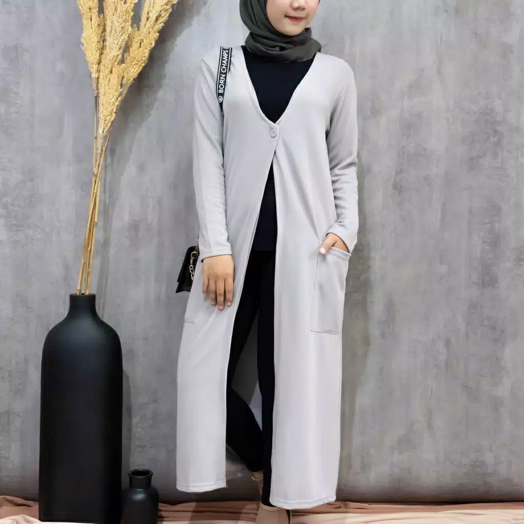 Pocket Long Cardigan