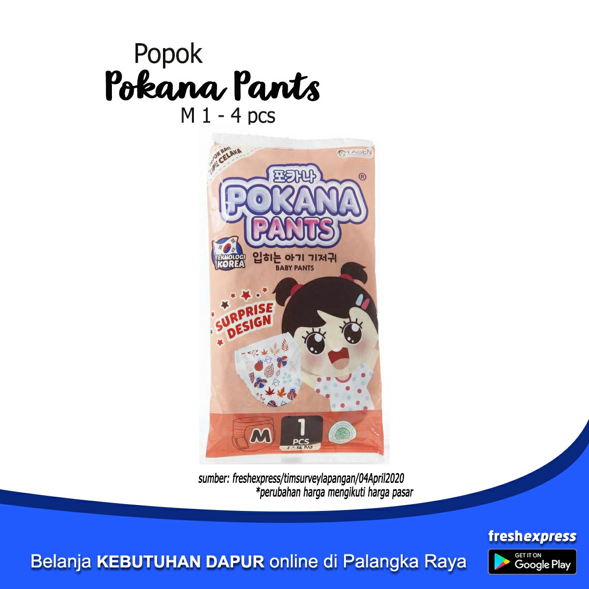 Pokana Pants M1 Isi 6 Pcs