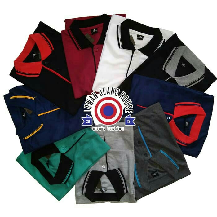 Polo Shirt Polos Kombinasi - Kaos Polo Cowok 4