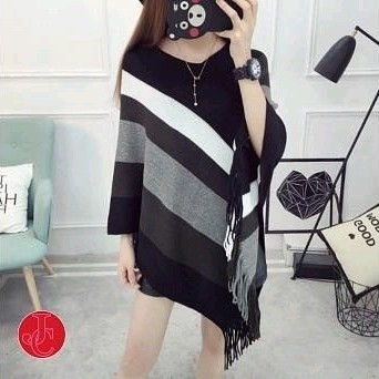 Poncho Block Black