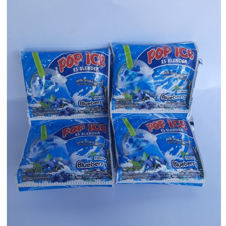 Pop Ice Minuman Renteng Rasa Blueberry