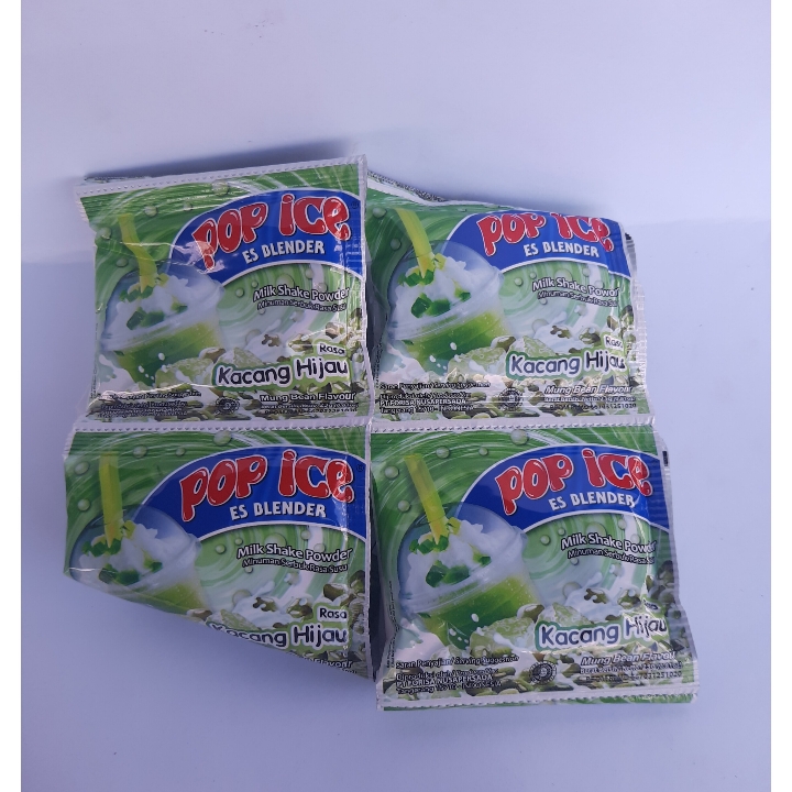 Pop Ice Minuman Renteng Rasa Kacang Hijau