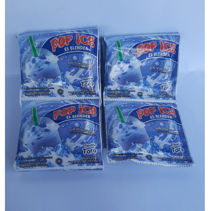 Pop Ice Minuman Renteng Rasa Taro