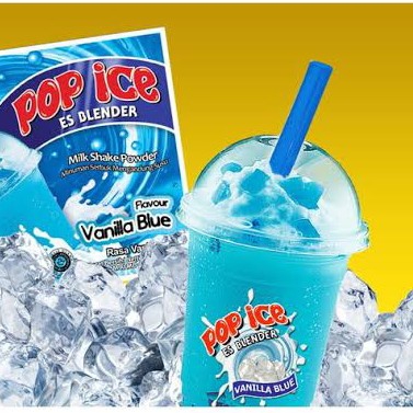 Pop Ice Vanilla Blue 