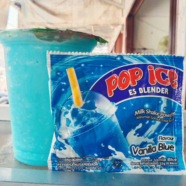 Pop Ice Vanilla Blue