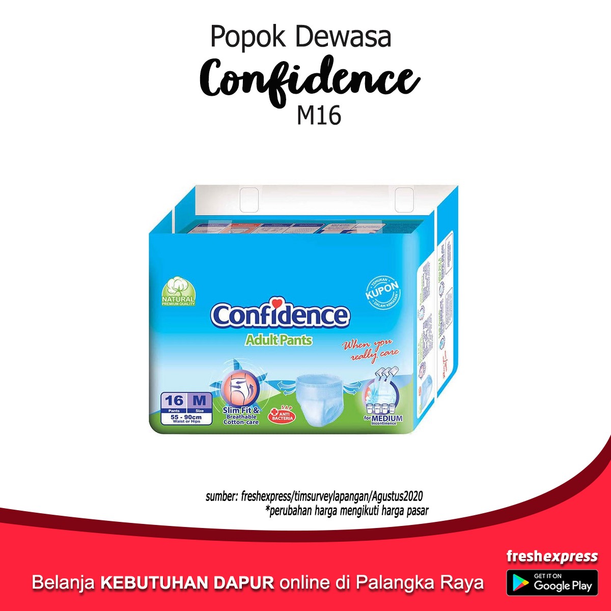 Popok Dewasa Confidence M16