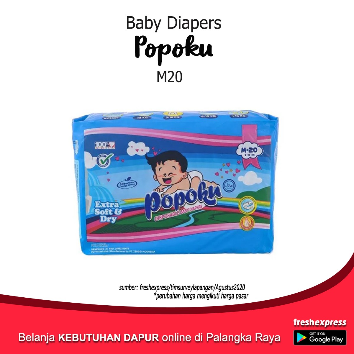 Popoku Diapers M20