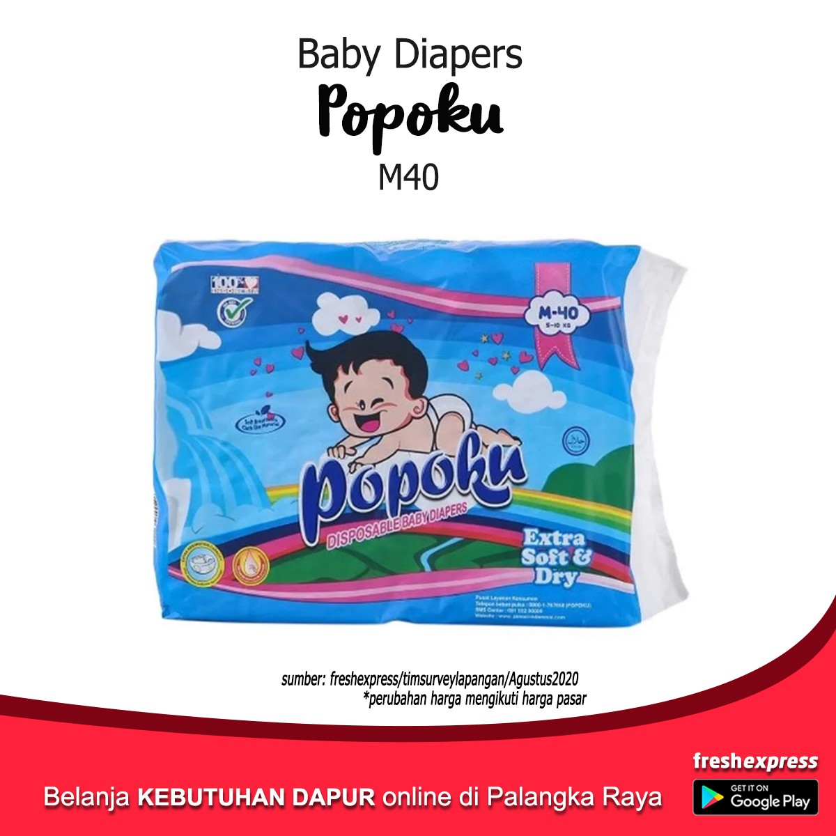 Popoku Diapers M40