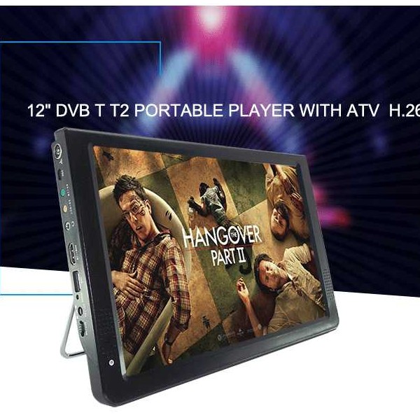 Portable TV Monitor 116 Inch DVB-T2  Analog - D12 3