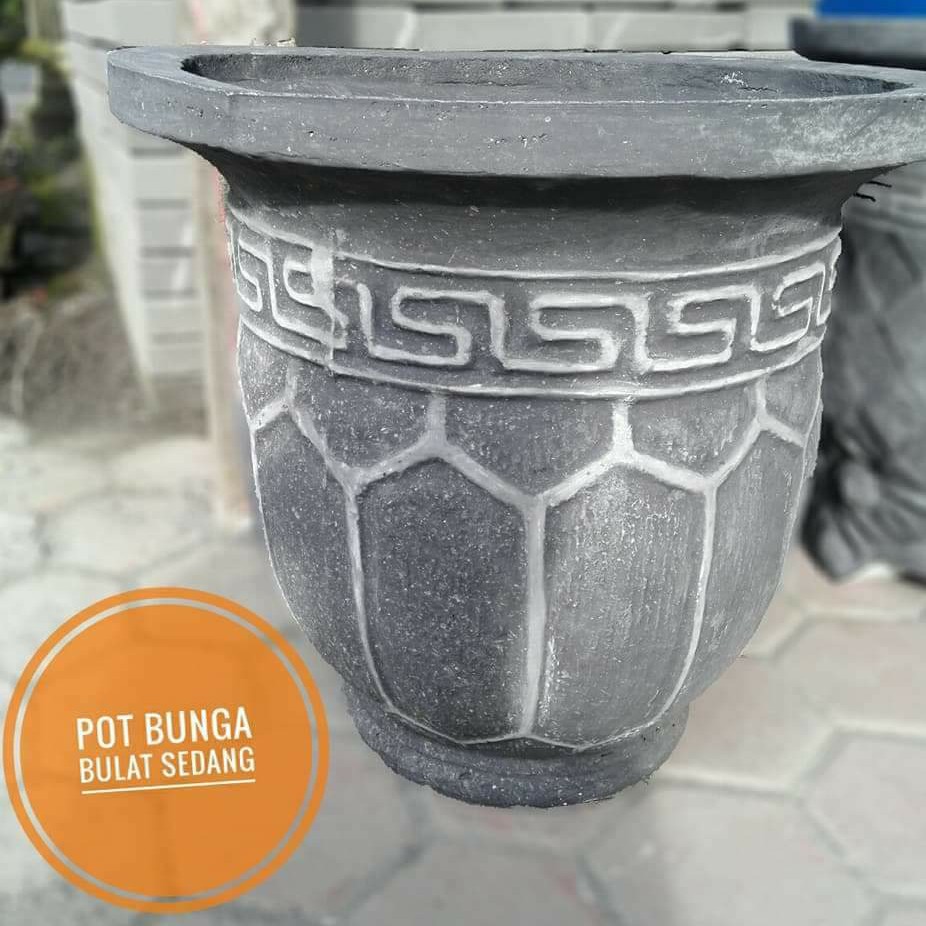 Pot Bulat Sedang