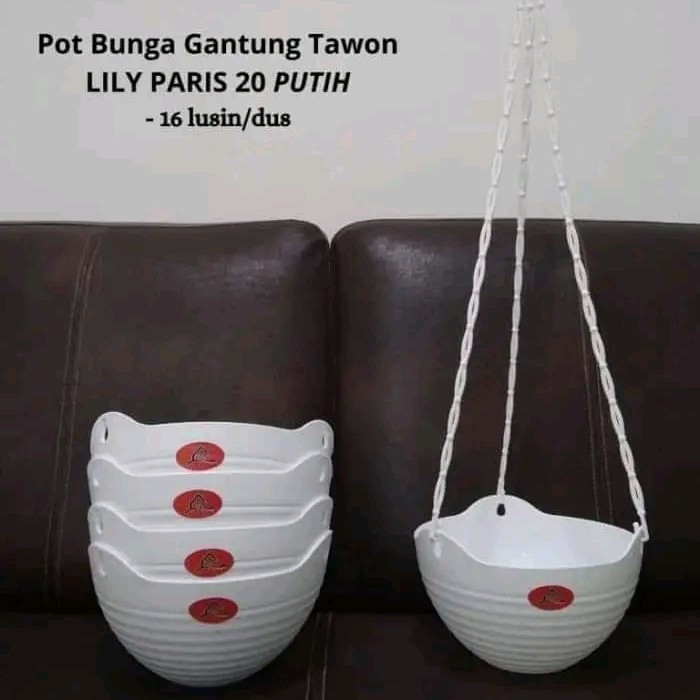 Pot Bunga Tanaman Gantung Alexish Lily Paris Ale-166
