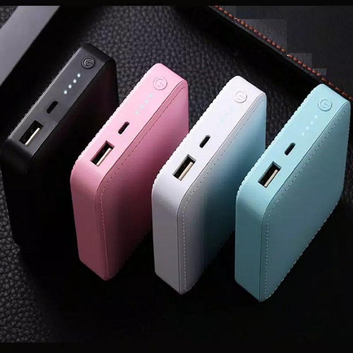 Power Bank Karakter Mini Kapasitas 8000 mAh Charging Lucu Motif Kartu