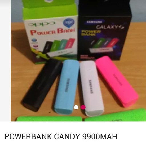 Powerbank Candy 9900mah
