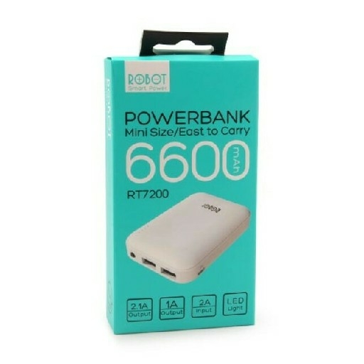 Powerbank Robot RT7200 6600mah