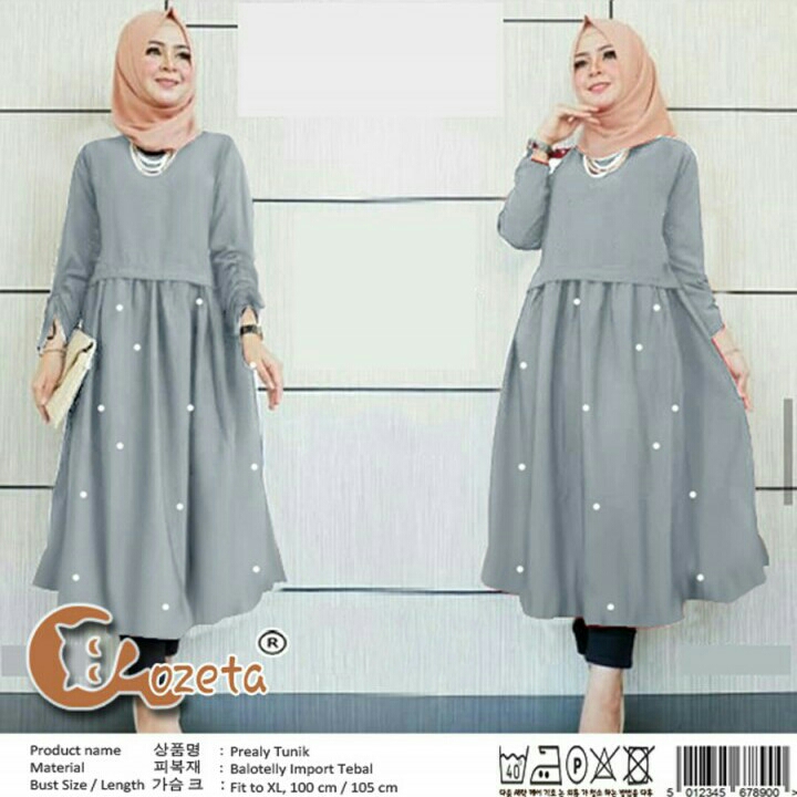 Prealy Tunik Grey