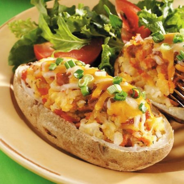 Premium Roasted Potatoes - Kentang Panggang Isi Topping Lengkap