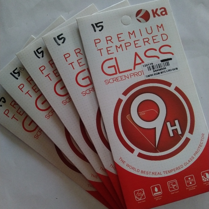 Premium Tempered Glass Redmi Note 5 Pro