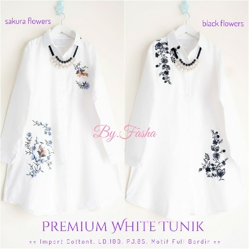 Premium White Tunik