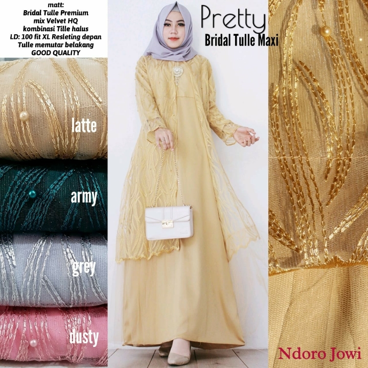 Pretty Bridal Tule Maxy 2