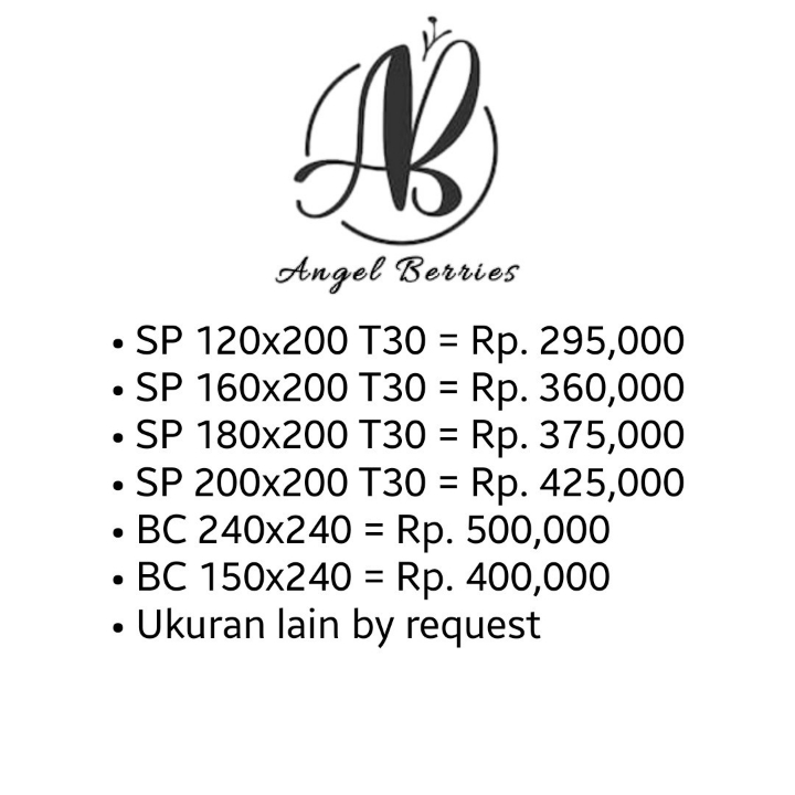 Price List Sprei Jepang