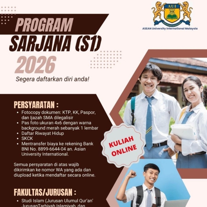 Program Bea Siswa Bachelor  S1 Sarjana Only 15K