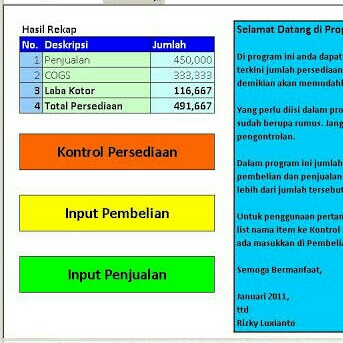 Program Rumus Excell