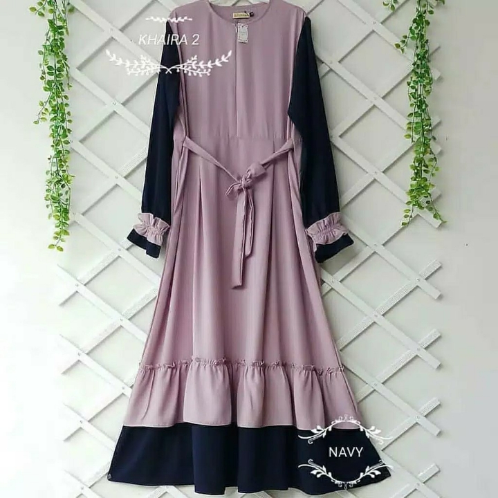 Promo Baju Gamis Modern - Dress Maxi Khaira