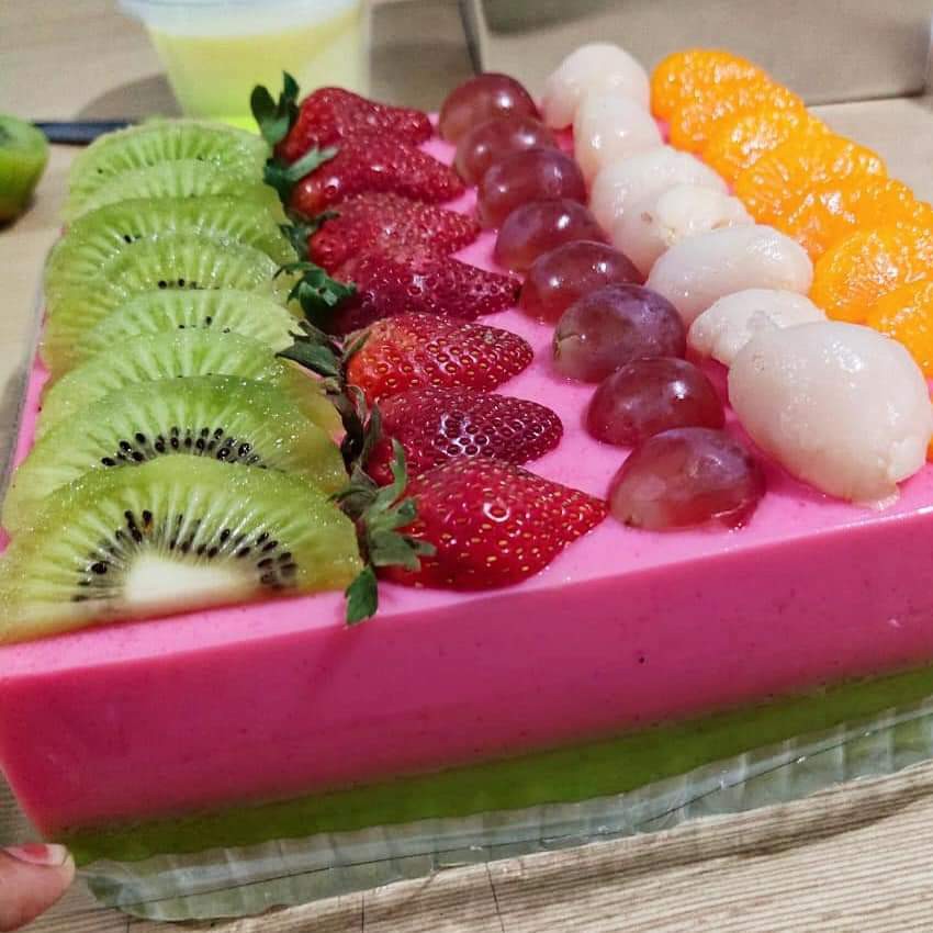 Puding Buah Kotak