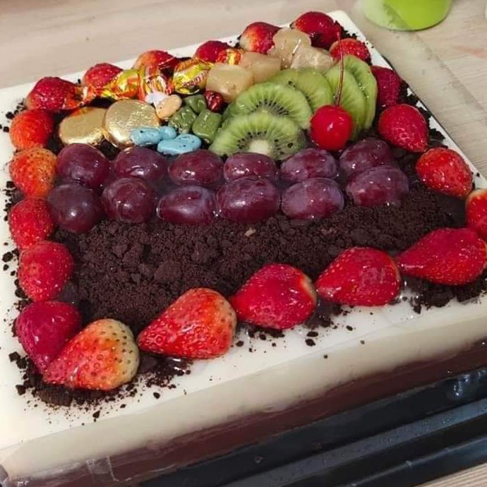 Puding Kotak Variasi Oreo