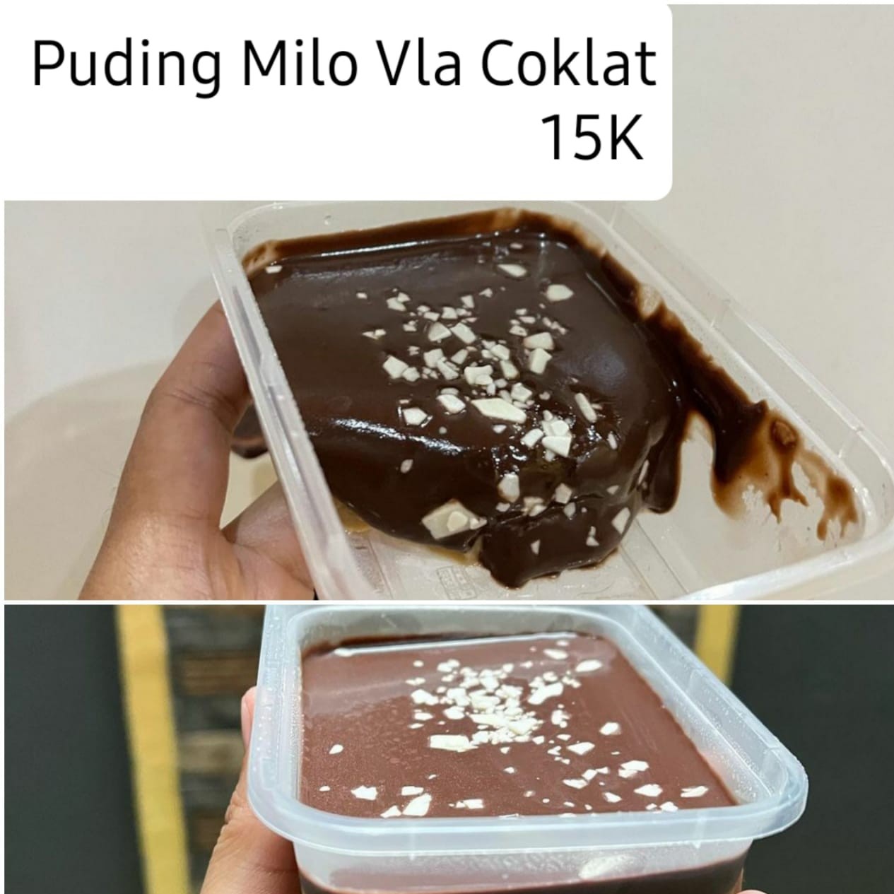 Puding Milo Vla Cokelat