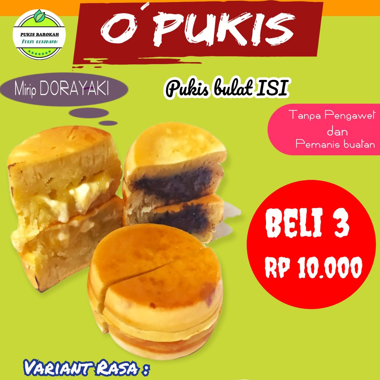 Pukis Barokah Bulat