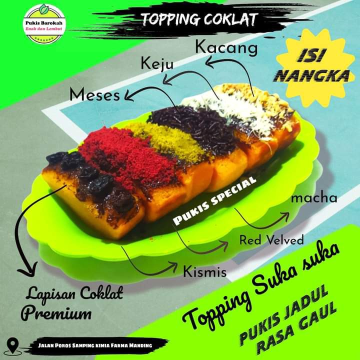 Pukis Barokah Toping Cokelat