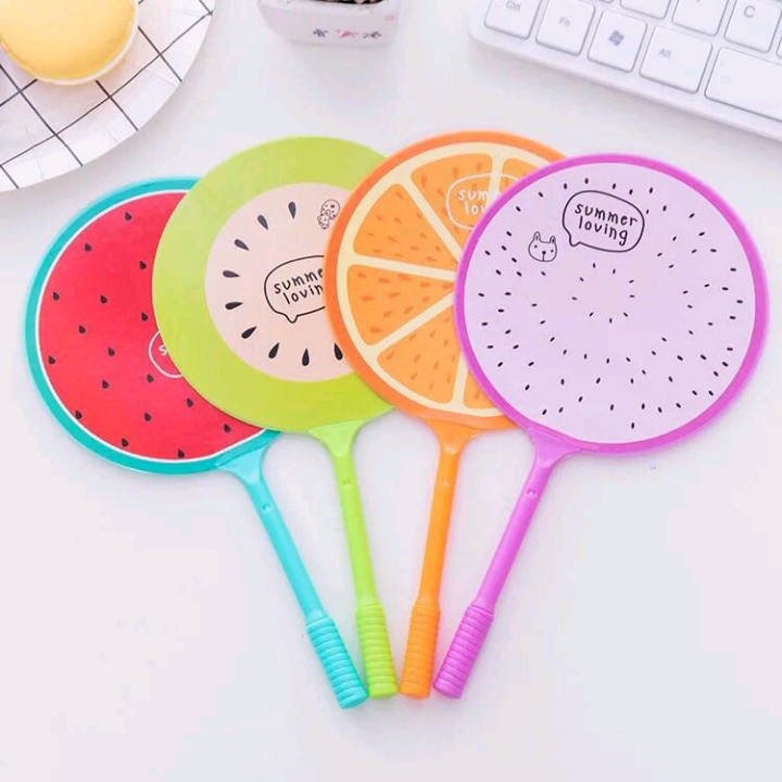 Pulpen kipas lucu hewan dan buah 4