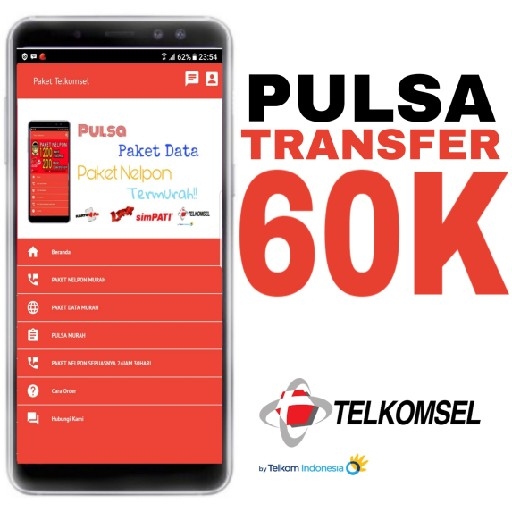 Pulsa Transfer Rp60000