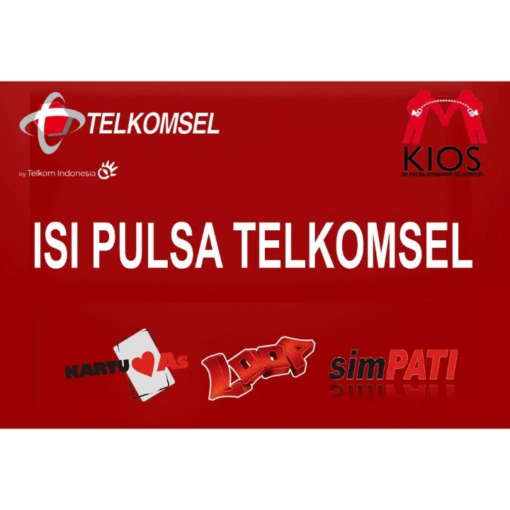 Pulsa reguler Telkomsel 50rb