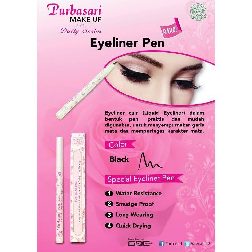 Purbasari Eyeliner Pen Daily Series