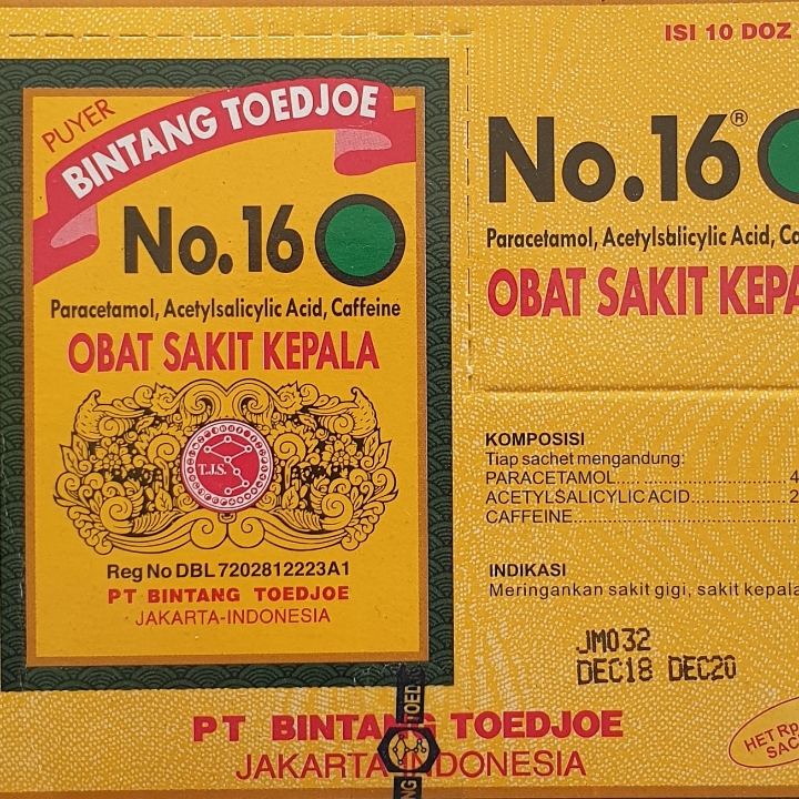 Puyer 16 Bintang 7