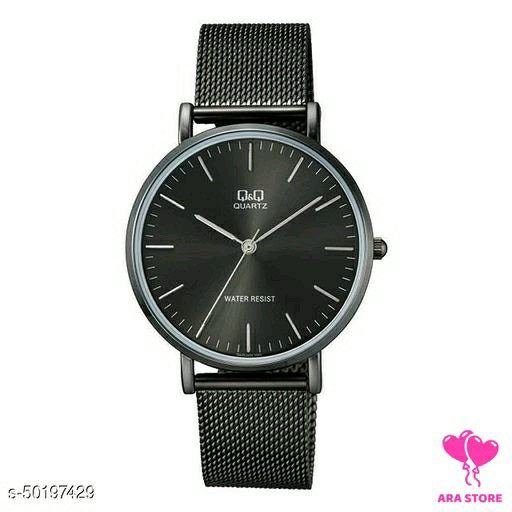 QQ QA20J412Y Jam Tangan Pria  Wanita Analog-BlackQQ QA20J412Y Jam 