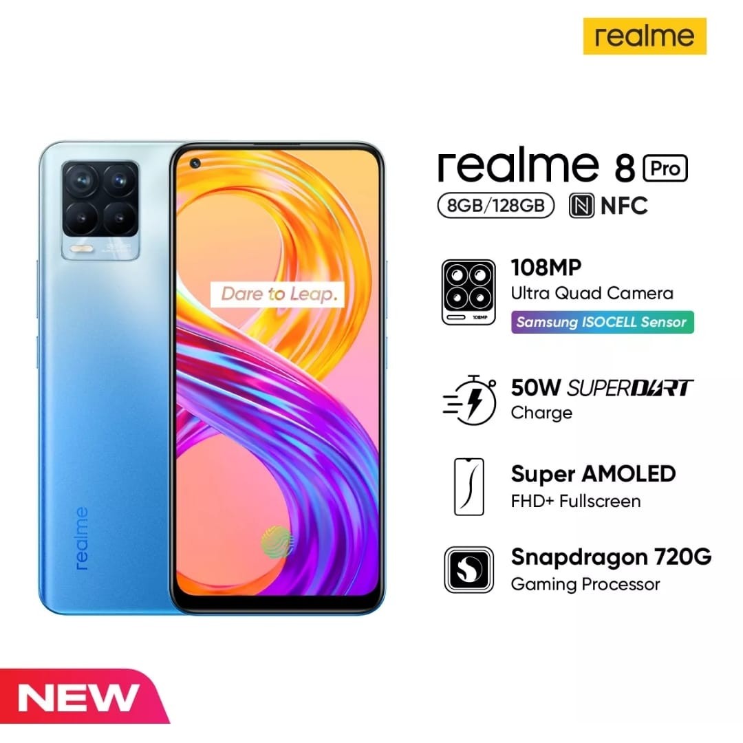 REALME 8 PRO RAM 8 ROM 128