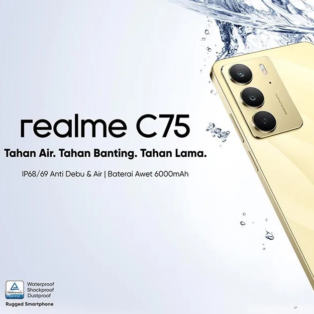 REALME C75 RAM 8GB ROM 256GB