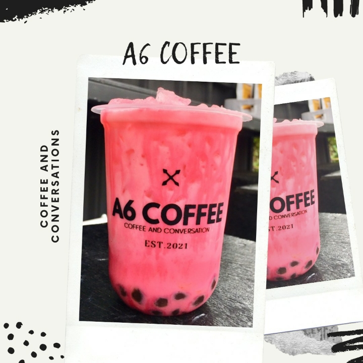 RED VELVET LATTEE - FREE BOBA